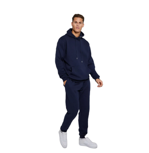 Conjuntos Deportivos de Algodón Personalizados al por Mayor para Hombre, Ropa Deportiva de Invierno Ecológica, Pantalones y Sudadera de Alta Calidad - Product Image 2