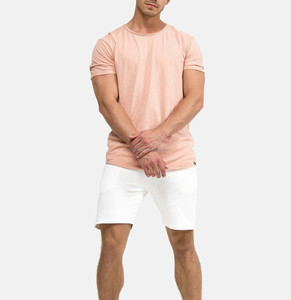 Vente de gros T-shirts unis en coton T-shirts vierges unisexes T-shirts de haute qualité pour hommes T-shirts personnalisés pour hommes - Product Image 1