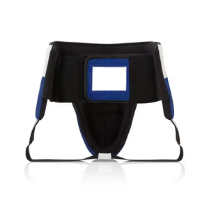 ชุดป้องกันขาหนีบสำหรับชกมวยทำจากหนังและผ้าฝ้าย PU โลโก้ตามสั่ง - Product Image 5