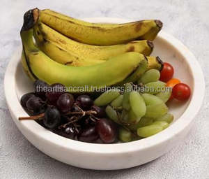 Elegante Frutero de mármol hecho a mano decorativo centro de mesa para cocina mesa de comedor o sala de estar elegante moderno - Product Image 2