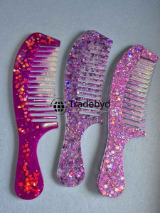 Peine de Resina Ecológico de Primera Calidad Tradebyd, Herramienta Ligera para Peinar el Cabello, para un Cabello sin Enredos y con un Aspecto Saludable - Product Image 2