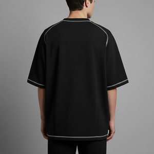 New Fashionable Oversized Eco-Friendly <b>Hip</b> Hop Men's T-Shirts Custom DTF Printed logo O-neck Short Sleeve baggy t-shirt <b>for</b> man - Product Image 2