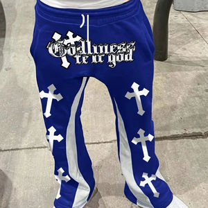 Pantalones Deportivos Rectos para Hombre, Estilo Y2K, con Estampado 3D, Desgastados, Corte Holgado, Cintura Media, Estilo Urbano, Hip Hop, Vintage - Product Image 2