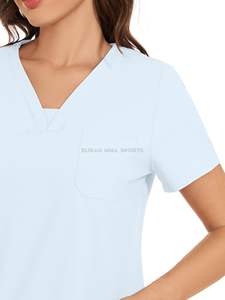 Conjunto de Uniforme Médico para Hombre, Ropa de Trabajo Elástica para Enfermeros - Product Image 4