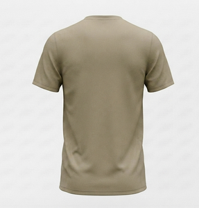 Men's Short Sleeve O-Neck Knitted T-Shirt Regular Fit Solid Color Casual Style 100% Cotton Jersey Fabric - Product Image 3