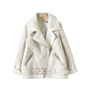 Chaqueta de Cuero para Mujer al Mejor Precio, Chaqueta de Cuero Personalizada de Moda al por Mayor, Chaqueta de Cuero con Cierre para Mujer, Estilo Nuevo, Talla Grande - Product Image 6