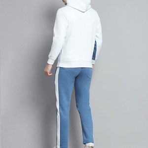 Conjunto de Sudadera con Capucha y Pantalones de Felpa Francesa Lisos, Unisex, Talla Grande, Fabricantes de Conjuntos Deportivos de Algodón Grueso para Hombre, con Logotipo Personalizado - Product Image 4