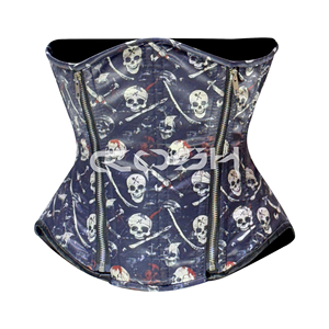 Underbust Halloween <b>Costume</b> Steel Boned Waist Training Fashion Corset Outfit - Product Image 2
