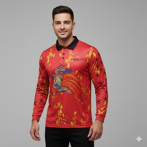 เสื้อเชิ้ตตกปลาแขนยาวติดกระดุมสำหรับผู้ชาย - Product Image 6