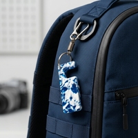 Porte-clés multifonctionnel personnalisé en plastique recyclé, moderne, étanche, porte-téléphone, breloque de sac, fournitures de bureau, écologique