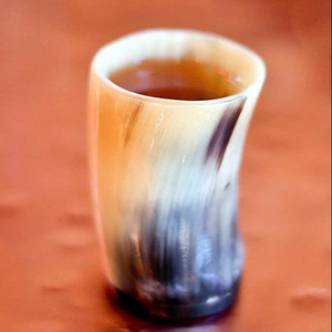 Ensemble de verres à boire en corne naturelle - Product Image 1
