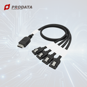 สายเคเบิลแปลง MCIO 4X เป็น 4X SATA SAS ขนาด 600 มม. สำหรับระบบจัดเก็บข้อมูลระดับองค์กร - Product Image 6
