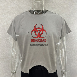 Camiseta Ligera para Hombre, Diseño de Punto, Lavada, Corte Regular, 100% Algodón, Transpirable, Suave, para Uso Diario, Cualquier Temporada - Product Image 6
