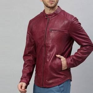 Nueva Chaqueta de Cuero PU para Hombre, Estilo Motero, Corte Ajustado, Moda Juvenil - Product Image 2