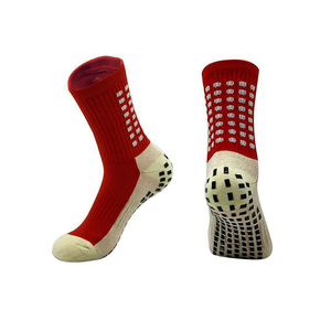 Athletic Crew <b>Socks</b> Anti-Slip Geometric Pattern Blue White Basketball Sports <b>Socks</b> for Adults Summer Wear - Product Image 4