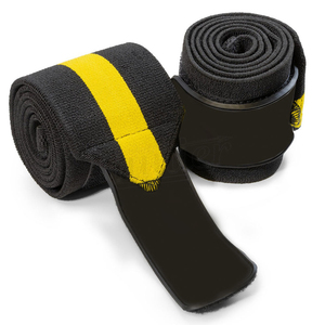 Bandes de soutien pour poignets de fitness, sangles de compression élastiques réglables pour la musculation, le powerlifting, le cross-training et la musculation - Product Image 4