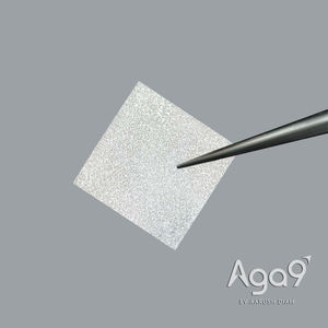 Placa de diamante cuadrada policristalina Aga9 de 8 mm x 8 mm sin pulir, 0,3 mm de espesor - Product Image 2