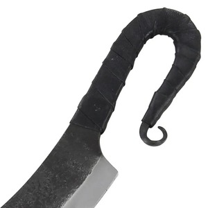 Couteau de camping médiéval antique en acier au carbone forgé, support de personnalisation ODM/OEM, utilisation industrielle et en cuir - Product Image 2