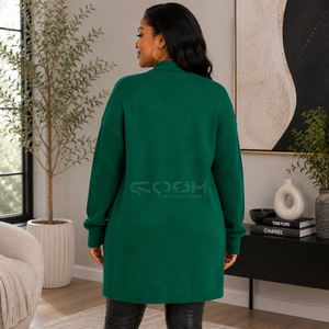 Cosh International Sorority Sisterhood Acrylic Hot Sales Long Coat Plus Size Knitted Women <b>Cardigan</b> <b>Sweaters</b> With Custom Logo - Product Image 5