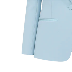 Blazer Jack and Jill para Mujer, Azul Claro, Corte Entallado, Chaqueta Elegante para Oficina, Estilo Formal, Blazer Elegante - Product Image 4