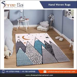 Alfombra de lana con mechones a mano, diseño Floral moderno, antideslizante, lavable, tamaños personalizados para salas de estar, dormitorio, hogar y oficina - Product Image 3