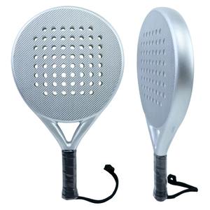 ราคาโรงงาน คุณภาพสูง ไม้เทนนิสเพชรแบบกำหนดเอง คาร์บอนไฟเบอร์เต็มรูปแบบ น้ำหนักเบา แกน EVA กันลื่น ระดับมืออาชีพ รับผลิตแบบ OEM - Product Image 1