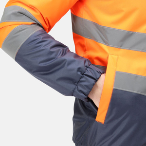 New Style High Visibility Reflective <b>Jacket</b> With Custom Logo Lightweight Fabric Made Working <b>Jackets</b> For Factory And <b>Worker</b> - Product Image 6