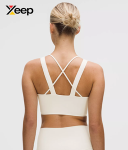 Sujetador Deportivo de Yoga para Mujer XEEP de Alta Calidad XC-SB-108, Diseño Sólido y Simple, Transpirable, con Tirantes Ajustables y Almohadillas Extraíbles, Alto Soporte - Product Image 2