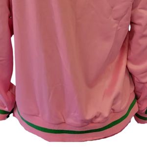 Pink AKA Vintage Track <b>Jacket</b> Women Zip Up Sports <b>Jacket</b> Casual Fashion Outerwear Athletic Style Streetwear Apparel Wholesale - Product Image 3