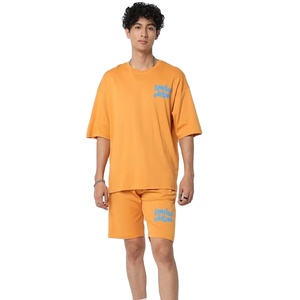 เสื้อยืดสองชิ้นสำหรับผู้ชายชุดเสื้อผ้าระบายอากาศได้ดีชุดสั้นสำหรับเล่นกีฬาวิ่งในฤดูร้อน - Product Image 1