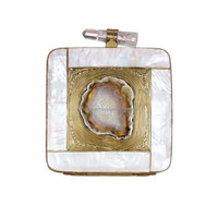 Pochette de luxe en laiton strass nacre pochette sac à main Offre Spéciale Bahreïn États-Unis femmes pochette par RF Crafts