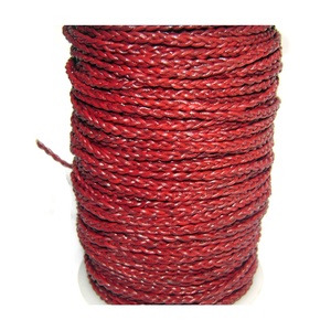 Hot Sale Latest High <b>Leather</b> Bolo Cord Fancy Colors Pattern DIY Craft Jewelry Findings Available 4mm 5mm 6mm Wholesale Price - Product Image 2