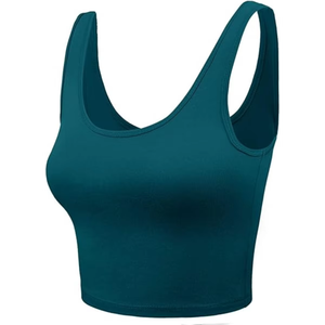 Top Deportivo Corto con Cuello Redondo para Mujer, para Yoga, Gimnasio, Fitness, Ejercicio, Ropa Deportiva, Venta al Por Mayor, Entrenamiento Atlético, Ejercicio, Running - Product Image 4