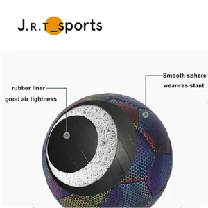 Balón de Fútbol Reflectante JRT, Luminoso, Brilla en la Noche, Tamaño 5, para Uso en Exteriores, Resistente al Desgaste, Balón Luminoso - Product Image 2