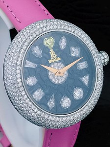 นาฬิกาเพชรเลี้ยงในห้องปฏิบัติการสำหรับผู้หญิง, นาฬิกาควอตซ์สวิสกระจกแซฟไฟร์สุดหรู, นาฬิกาดีไซน์เนอร์สแตนเลสสตีลสำหรับเป็นของขวัญ - Product Image 3