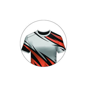Vente en gros de t-shirts pour hommes de haute qualité, imprimés par transfert thermique, coupe classique, col rond, manches courtes, respirants, séchage rapide, design personnalisé - Product Image 6