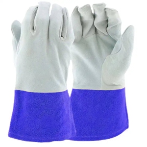 Vêtements de travail réfléchissants de sécurité, gants en cuir de vachette de qualité supérieure pour la lutte contre les incendies, le barbecue, la soudure - Product Image 2