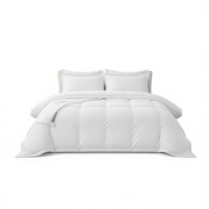 Edredón de 400 Hilos, 250 GSM, Súper Suave y Cálido para Hotel y Hogar - Doble (90x100), Invierno, Poliéster, Bordado, Individual/Queen - Product Image 2