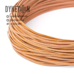 Cordón de Cuero Genuino Plano de 2mm de Alta Calidad, Material para Joyería, Cuero de Grano Completo Duradero, Marca DYNETON, Certificado ISO - Product Image 5