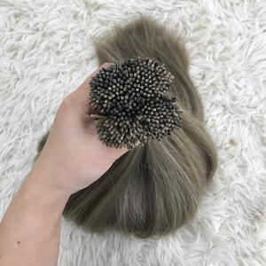 Venta al por mayor Cabello humano Natural recto K Tip V Tip Extensiones de cabello de queratina Extensiones de cabello humano Keratin Style Time Pcs - Product Image 4