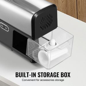 Tritacarne Elettrico USB con Lame in Acciaio Inox, Piastra di Macinazione, 4.2 Libbre/Min, Kit per Salsicce e Kubbe, Opzioni 5L/6L - Product Image 6