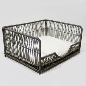 Meubles confortables en rotin plastique fait main de haute qualité pour animaux de compagnie en toute saison, Artex Dong Thap Vietnam - Product Image 5