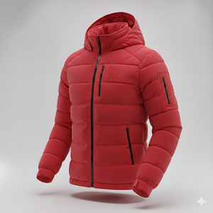SFANA SPORTS OEM Winter Nylon Coated Button Dark Parka Warm Windproof Stand Collar <b>Long</b> Sleeve Pocket Zipper Casual Large <b>Men's</b> - Product Image 5