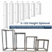 PDU de rack 19 pouces de haute qualité avec cadre de montage en aluminium personnalisé, unité d'alimentation antirouille pour armoire de serveur de centre de données
