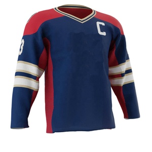 Service OEM Vente en Gros Personnalisable Respirant Séchage Rapide Maillot de Hockey sur Glace pour Hommes Sublimation Vêtements de Hockey - Product Image 1