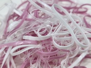 Bandes élastiques pour cheveux en TPU, fabriquées en Corée, unisexes, personnalisées OEM ODM, dans une bouteille en plastique, non toxiques, élastiques, certifiées OEKO-TEX - Product Image 3