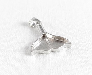 Colgante de Plata de Ley 925 con Bisel en Blanco de Cola de Ballena de 22x22mm para Resina, Cenizas, Leche Materna, Recuerdo, Fabricación de Joyas DIY - Product Image 1