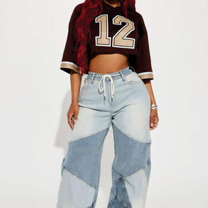 Jersey de Fútbol Americano para Mujer con Capucha, Malla Transpirable, Corte Holgado, Manga Corta, Impresión de Número Personalizado, Ropa Urbana, Fabricante OEM - Product Image 2