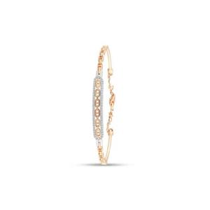 Bracelet tennis de luxe en or style hip-hop avec moissanite et diamants ronds taille brillant pour occasions spéciales unisexe - Product Image 2