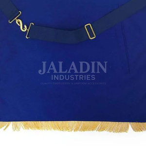 Master Mason Custom Canvas Fabric 3D Embroidered Lodge Apron with Pillars Masonic French Rite R Regalia With OEM Service - Product Image 6